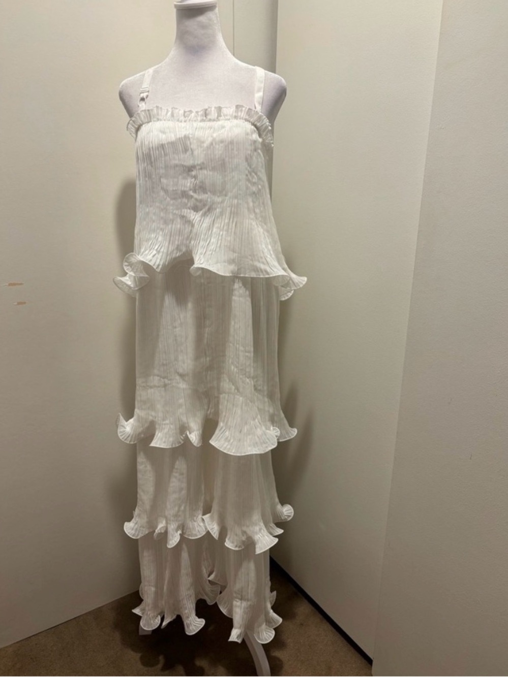 White Flowy Sundress